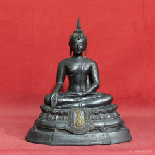 พระบูชา ภปร ๒๕๐๘ สามปุ่ม (นิยมสุด) หน้าตัก 5 นิ้ว 