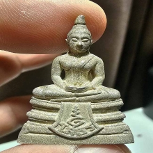 หลวงพ่อโสธร 80 ปี กรมตำรวจ เนื้อเงินพ่นทราย ผิวสวย กล่องเดิม