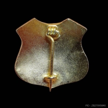 เข็มกลัดลายธงชาติ วัดไร่ขิง ปี05 เนื้อทองเเดงกะไหล่ทองลงยา