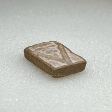 พระผงของขวัญหลวงพ่อสด รุ่น 3  พิมพ์ลึก เนื้อผง พ.ศ. 2499 