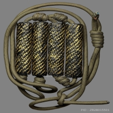 ตะกรุดสี่มหาอำนาจหลวงพ่อเทียม  วัดกษัตราธิราช