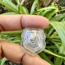 หลวงพ่อพรหม เหรียญเสมาครึ่งองค์ เนื้ออัลปากา