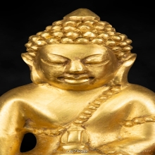 พระกริ่งแก้วปฏิมากร หลวงพ่อเกษม เขมโก 2514 เนื้อทองคํา