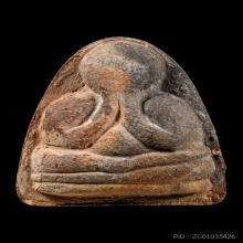 +บัตรสมาคม ปิดตาหลวงปู่ดู่ เนื้อดินเผา วัดสะแก