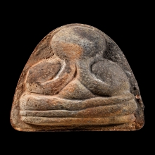 +บัตรสมาคม ปิดตาหลวงปู่ดู่ เนื้อดินเผา วัดสะแก