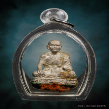 หลวงพ่อสง่า เนื้อเงิน อุดเทียนชัย เส้นเกศา มวลสารจ.ราชบุรี