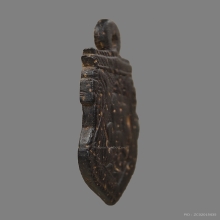 พระราหูกะลาอาจารย์ปิ่น วัดศรีษะทอง สภาพใช้