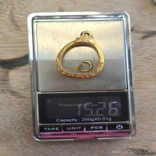 พระปิดตากนกข้าง เนื้อผงใบลานตะกรุดคู่ หลวงปู่โต๊ะ 