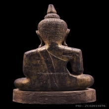 พระบูชา3นิ้ว สมัยสุโขทัย เนื้อไม้2ถอดปิดทองเก่า สภาพสวยหายาก