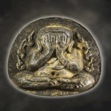 พระปิดตากนกข้างไม่ฝังตะกรุดขึ้นลายเสือ หลวงปู่โต๊ะ