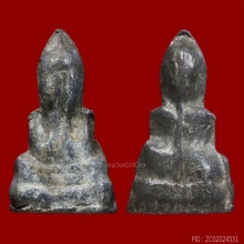 พระปิดตาเนื้อชินตะกั่วก้นจารเก่า