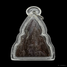 พระท่ากระดานไม้เสาโบสถ หลวงปู่เหรียญ วัดหนองบัว ปี 2497