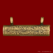 ตะกรุดทองคำ แกะลาย งานวิจิตรศิลป์ vintage