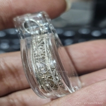 เหรียญพระพุทธชินราช ภปร หยดน้ำ เนื้อเงินสามกษัตริย์ ปี 2548