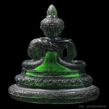 พระแก้วมรกต5นิ้ว 25ศตวรรษ บล็อคหน้าใหญ่(หายาก) ปี2500สภาพสวย