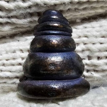 ปิดตาหมวดมวยพ่อจันทร์ วัดทุ่งเฟื้อ เนื้อนวะโลหะ พร้อมกล่อง