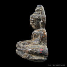 พระท่ากระดาน กรุศรีสวัสดิ์ เนื้อตะกั่วสนิมแดง พิมพ์ใหญ่