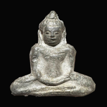 พระอู่ทองผมหวี พิมพ์หน้าใหญ่ กรุเขาพนมเพลิง จ.สุโขทัย