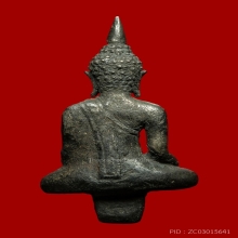 พระยอดธง ปางมารวิชัย เนื้อเงิน ศิลปะสกุลช่างหลวง สมัยอยุธยา