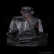 รูปหล่อหลวงพ่อสงฆ์ วัดเจ้าฟ้าศาลาลอย ปี๒๕๑๘ เนื้อนวะโลหะ