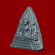 เหรียญหลวงพ่อชินราช ตราอกเลา เนื้อชินเงินแก่ตะกั่ว ปี2511