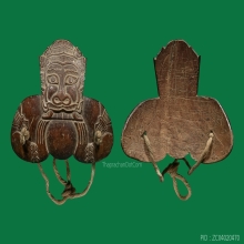 กะลาแกะบูชาเกลอเดี่ยว ราหูอมจันทร์ หลวงพ่อน้อย วัดศรีษะทอง