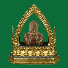 กะลาแกะบูชาเกลอเดี่ยว ราหูอมจันทร์ หลวงพ่อน้อย วัดศรีษะทอง