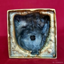 พระบูชารุ่นแรก หลวงพ่อแห 5 นิ้ว วัดหนองบัว กะไหล่ทองกรรมการ