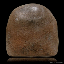 พระเศียรโล้นสะดุ้งกลับหลวงปู่บุญ เนื้อดิน