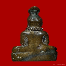 รูปหล่อพระอุปคุต พิมพ์ฤาษีพ่อแก่ เนื้อสำริดทองเหลืองแก่เงิน