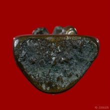 รูปหล่อพระอุปคุต พิมพ์ฤาษีพ่อแก่ เนื้อสำริดทองเหลืองแก่เงิน