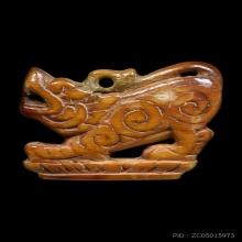 สิงห์ หลวงพ่อเฮง  วัดเขาดิน ปี 2430-2453 หายาก ‼️ ดีกรีที่1