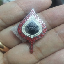 เข็มกลัดพัดยศ หลวงพ่อแช่ม ปี 2512 เนื้อเงินลงยา