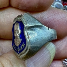 แหวนอัลปาก้าชุบลงยา ปู่แหวน วงใหญ่ ไม่แพง