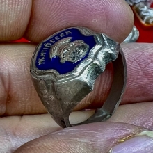 แหวนอัลปาก้าชุบลงยา ปู่แหวน วงใหญ่ ไม่แพง