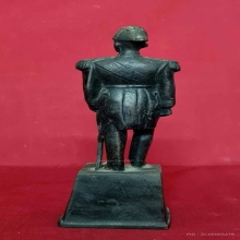 พระบูชาเสด็จเตี่ย ทรงหมวกพระมาลา ดินไทย ความสูง 10 นิ้ว