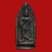 พระลีลาใบขาว หลวงพ่อซวง อภโย วัดชีปะขาว ปี2485 (เนื้อสำริด)