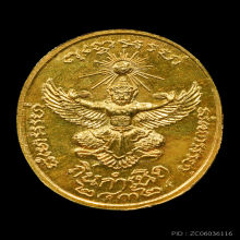 เหรียญรุ่นถิ่นกำเนิดหมดห่วง หลวงปู่ แหวน (เนื้อทองคำ) ปี2520