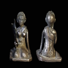 รูปหล่อบูชาพระแม่โพสพเนื้อเงิน