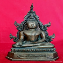 พระบูชาพระเจ้าใหญ่อินทร์แปลง พญานาค 5 นิ้ว วัดมหาวนาราม 