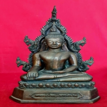 พระบูชาพระเจ้าใหญ่อินทร์แปลง พญานาค 5 นิ้ว วัดมหาวนาราม 