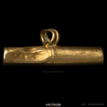 ตะกรุดนารายณ์แปลงรูป อ.นอง วัดทรายขาว จ.ปัตตานี เนื้อทองคํา