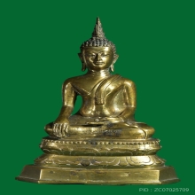 พระพุทธรูป สมัยรัชกาล พิมพ์ปางมารวิชัย เนื้อโลหะสำริด