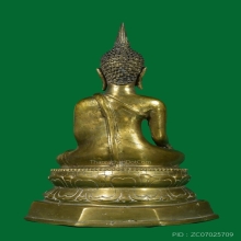 พระพุทธรูป สมัยรัชกาล พิมพ์ปางมารวิชัย เนื้อโลหะสำริด