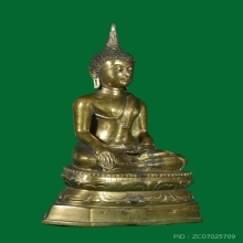 พระพุทธรูป สมัยรัชกาล พิมพ์ปางมารวิชัย เนื้อโลหะสำริด