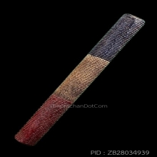 ตะกรุดโทนหลวงพ่อทบ วัดชนแดน เนื้อทองแดง ถักเชือก ลายธงชาติ