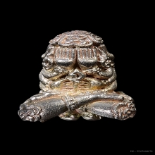 พระปิดตาราเมศวร์ พิมพ์เล็กเนื้อเงินพ่อท่านคลิ้งปี2525 สวยมาก