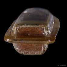 นางกวักไม้แกะ เลี่ยมเก่า