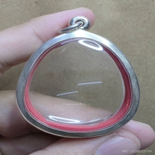 ตลับเงิน ใส่พระขุนแผนใบพุทรา งานมือ