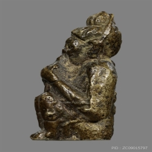 กุมารดูดรก พิมพ์เล็ก หลวงพ่อเเช่ม วัดตาก้อง จ.นครปฐม